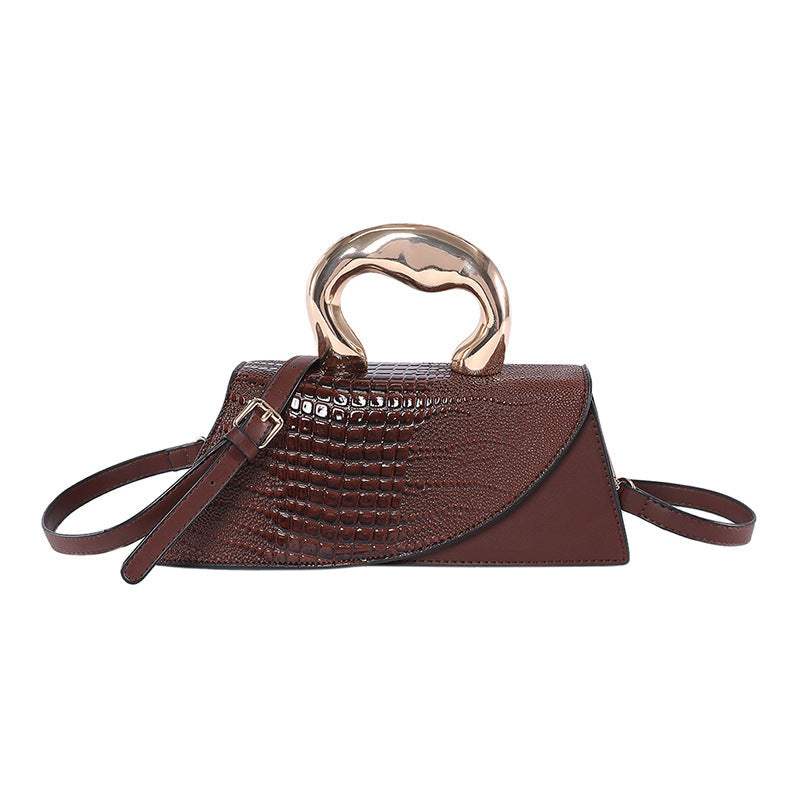 Retro Crocodile Pattern Messenger
