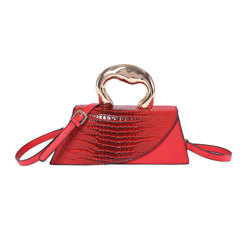 Retro Crocodile Pattern Messenger
