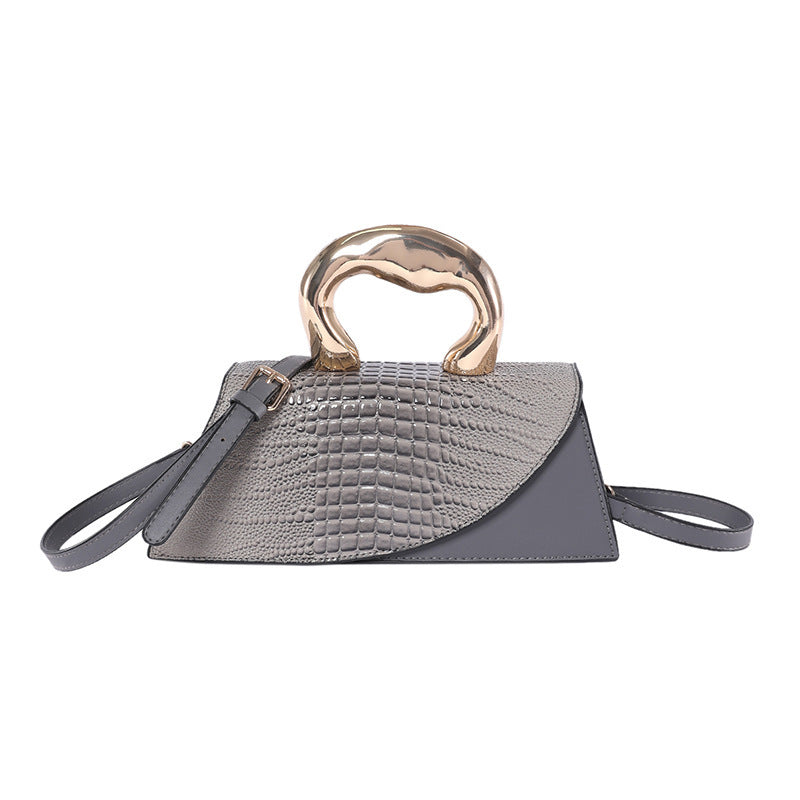 Retro Crocodile Pattern Messenger